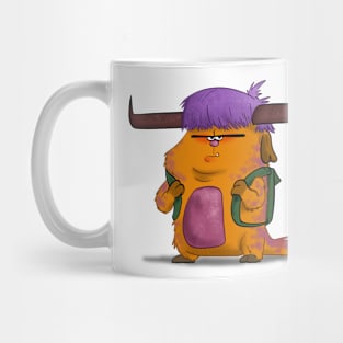 Kid Monster's First day of School Mug